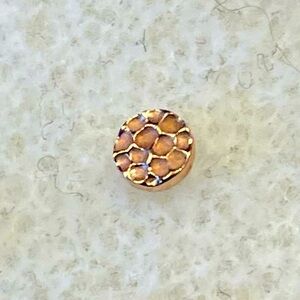 14k rose gold Junipurr hammered disc